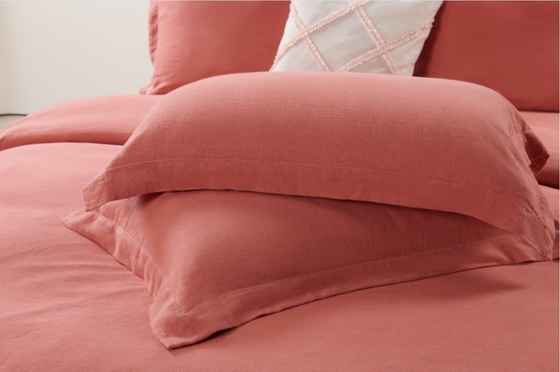 Rayon Linen Duvet Cover King OEM Solid Sustainable King Duvet Cover Set