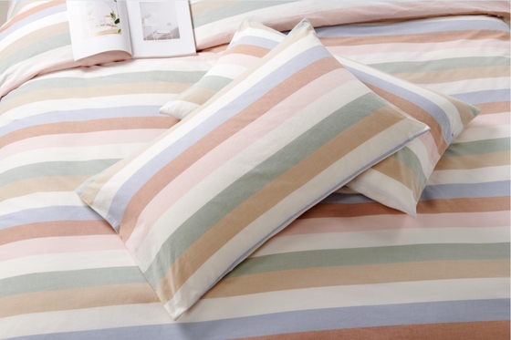 Yarn Dye 100% Cotton Duvet Cover King OEM Luxury Duvet Covers