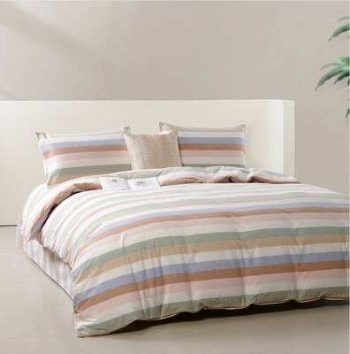 Yarn Dye 100% Cotton Duvet Cover King OEM Luxury Duvet Covers
