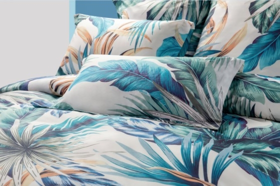 Digital Print Cotton Duvet Cover Twin XL Floral Duvet Cover Set