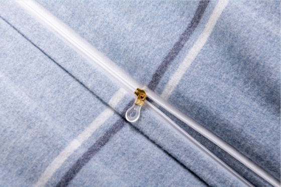 OEM Twin Duvet Covers King Full Size Duvet Cover Blue Polyester Blended Flannel