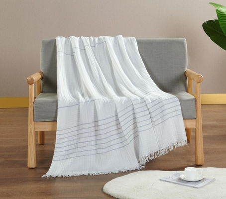 Recycled Cotton Polyester Blend Blanket Oeko Tex Standard 100 Blanket