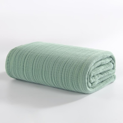 100% Cotton Muslin Blanket King Sustainable Lightweight Muslin Blanket