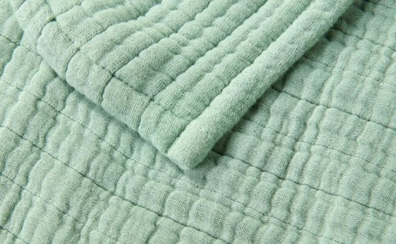 100% Cotton Muslin Blanket King Sustainable Lightweight Muslin Blanket