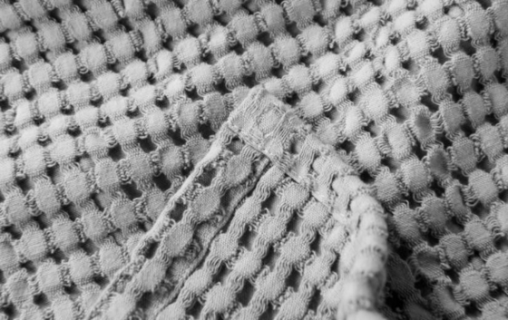Skin Friendly 100% Cotton Waffle Blanket OEM Waffle Weave Twin Blanket
