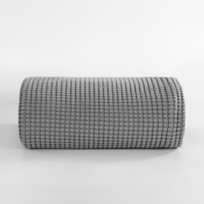 Skin Friendly 100% Cotton Waffle Blanket OEM Waffle Weave Twin Blanket