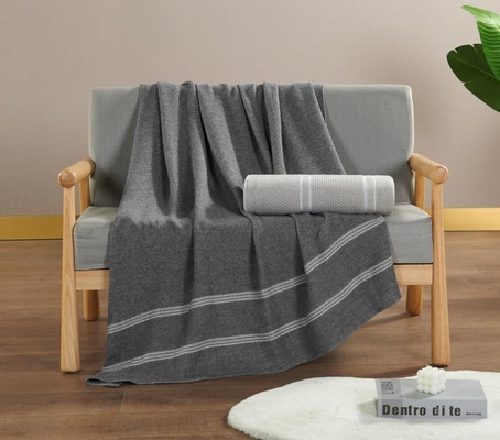 Eco Melange Poly Cotton Blanket OEM Cotton And Polyester Blanket