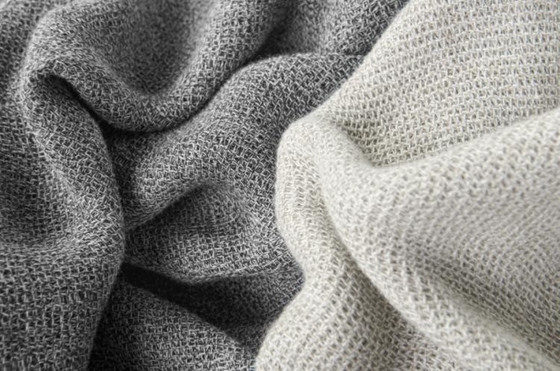 Eco Melange Poly Cotton Blanket OEM Cotton And Polyester Blanket