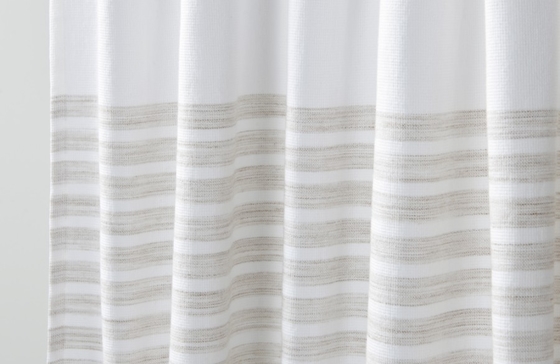 OEM Polyester Shower Curtain 72X72&quot; White Cotton Shower Curtain