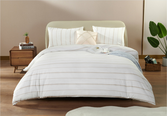 Breathable Eco White Duvet Cover Queen Softest Duvet Cover Set OEM