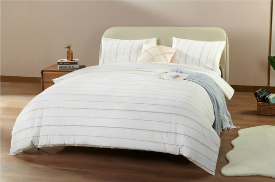 Breathable Eco White Duvet Cover Queen Softest Duvet Cover Set OEM
