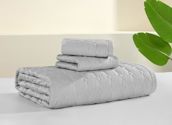 Grey King Size Duvet Cover OEM Hotel Quilt Set Full Size Queen Size