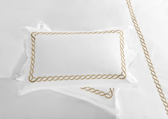 Cotton Embroidery Duvet Set Sustainable White Embroidered Duvet Cover