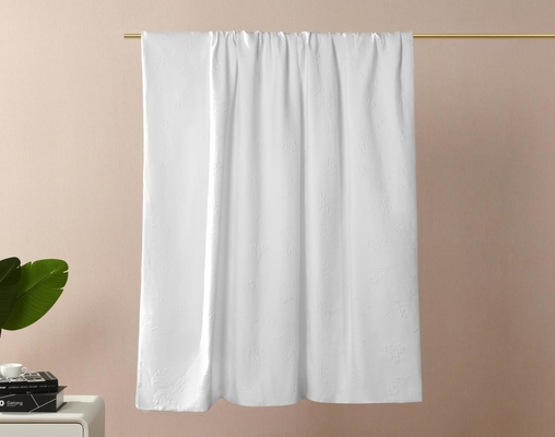 100% Cotton Jacquard Duvet Set Comfortable White Jacquard Duvet Cover Set