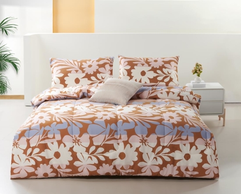 Cotton Printed Comforter Set Breathable King Size Comforter Sets
