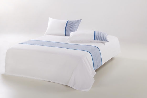 60 Cotton 40 Polyester Sheets White Poly Cotton Sheet Sets Hotel Bedding