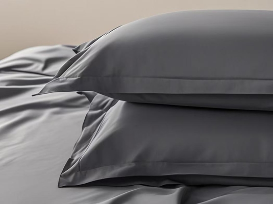 OEM Tencel Lyocell Comforter Set Dark Grey Comfortable Twin Comforter Sets