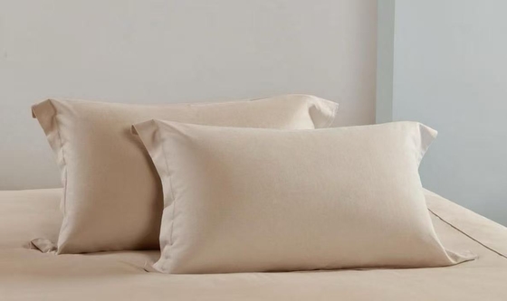 Tencel Linen Duvet Cover Queen Comfortable Light Brown Duvet Cover