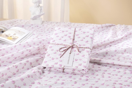 Pink Floral Tablecloth Cotton Sustainable Tablecloth Home 60x90 60x120